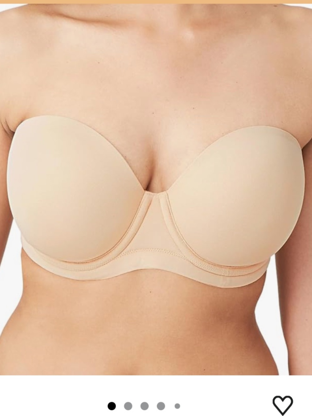 Wacoal Red Carpet™ Strapless Underwire Bra, 30DD, Sand
